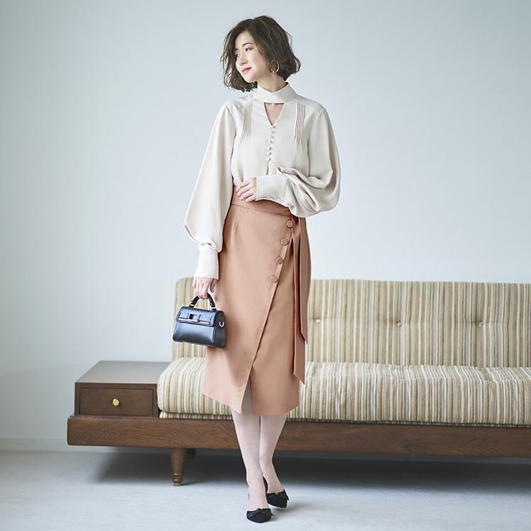 RUIRUE BOUTIQUE レディース タイトスカート ボトムス 洗える 多 RUIRUE BOUTIQUE レディース タイトスカート ボトムス 洗える 多