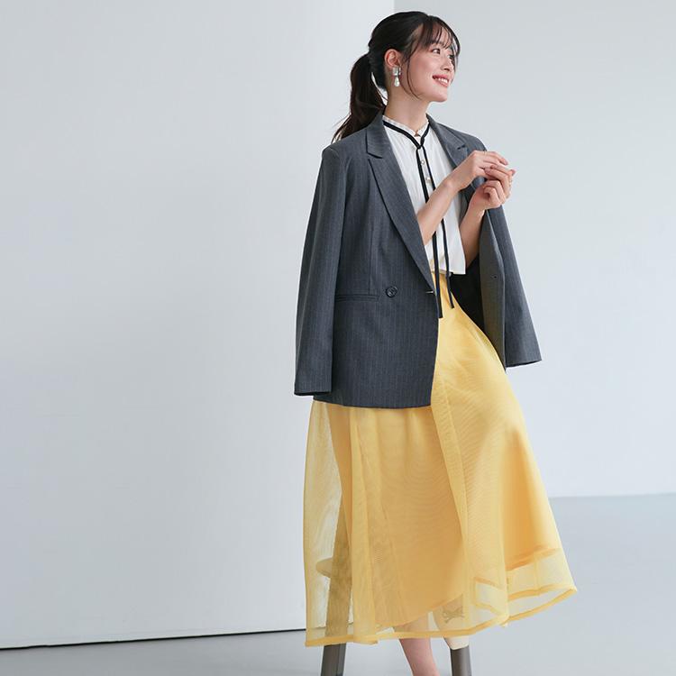 ベア　コクーンフレアスカート RUIRUE BOUTIQUE（ルイルエブティック） レディース ロングスカート