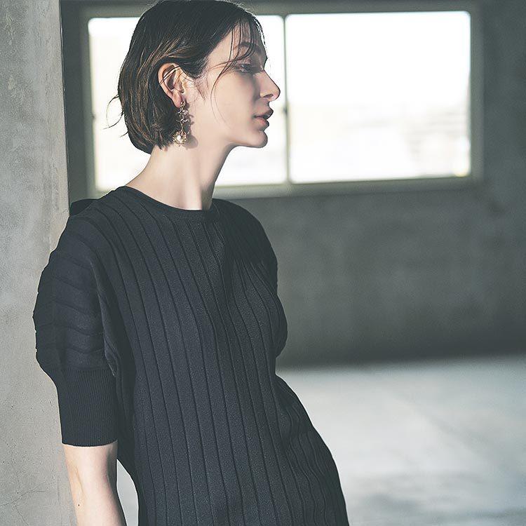 レディース トップス ニット 夏コーデ オフィスカジュアル 通勤 女性 服装 50代 40代 30代 春 秋 ミセス きれいめ おしゃれ 大人かわいい 上品 清楚 半袖 仕事服 Ckn1005 Ruirue Boutiqueヤフー店 通販 Yahoo ショッピング