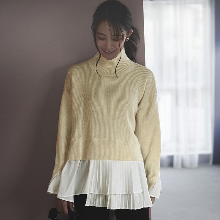 RUIRUE BOUTIQUE レディース プルオーバーニット セーター RUIRUE BOUTIQUE レディース プルオーバーニット セーター