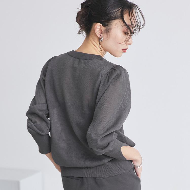 RUIRUE BOUTIQUE レディース カーディガン リブニット サマー RUIRUE BOUTIQUE レディース カーディガン リブニット サマー