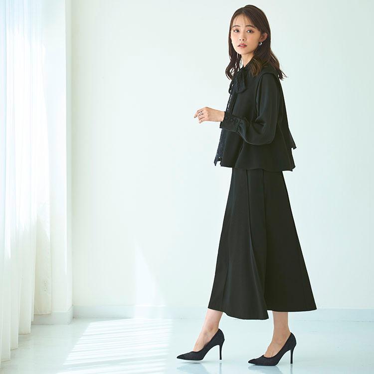 RUIRUE BOUTIQUE レディース セットアップ ジレ フレアスカート RUIRUE BOUTIQUE レディース セットアップ ジレ フレアスカート