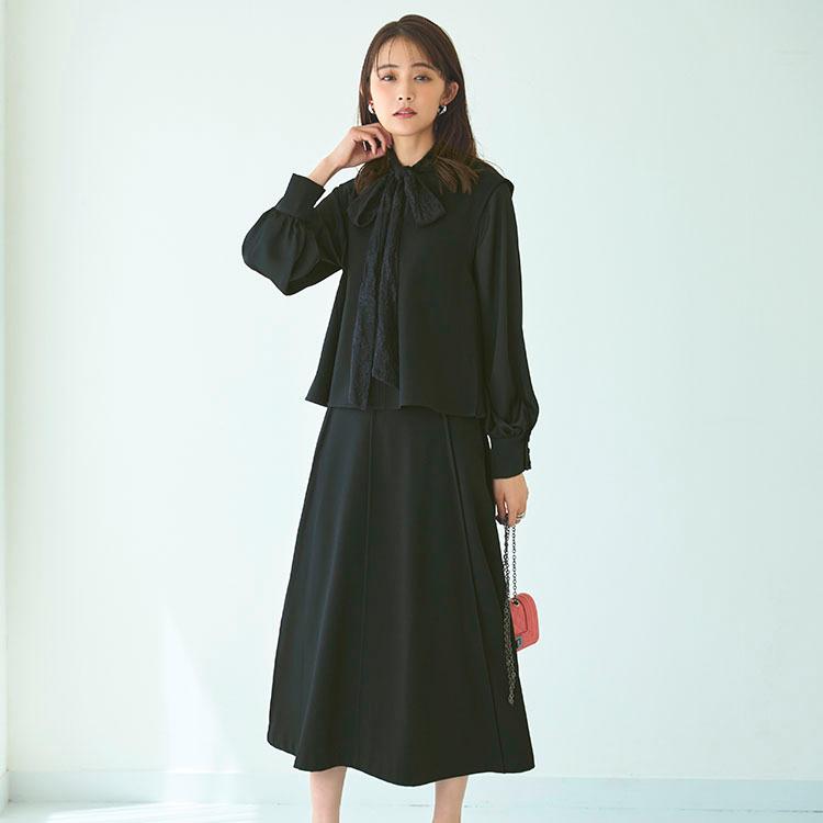 RUIRUE BOUTIQUE レディース セットアップ ジレ フレアスカート RUIRUE BOUTIQUE レディース セットアップ ジレ フレアスカート