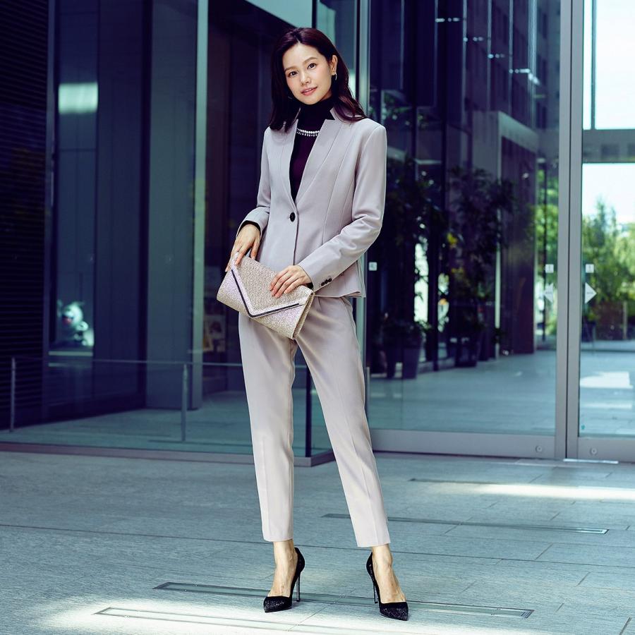 キャリア パンツ スーツ Ol ママスーツ ジャケット セットアップ きれいめ 上品 通勤 レディース ミセス 60代 50代 40代 30代 機能性max 洗える ストレッチ 保温 Csu6 Ruirue Boutique 通販 Yahoo ショッピング