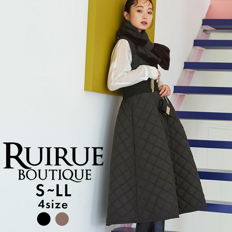 RUIRUE BOUTIQUE レディース ロングワンピース ジャンパー RUIRUE BOUTIQUE レディース ロングワンピース ジャンパー