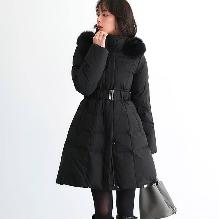 【早い者勝ち！美品】レディース　ロングダウン Merfirge 爆買 ダウンコート レディース レディース ミディアム