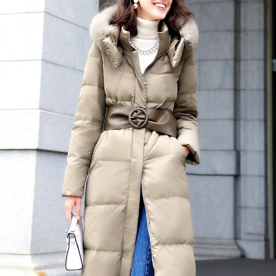 ダウンコート レディース ロングコート アウター ミセス きれいめ 60代 50代 40代 30代 秋 冬 大きいサイズ 上品 防寒 通勤 スーツ おしゃれ 暖かい 体型カバー D604 Ruirue Boutiqueヤフー店 通販 Yahoo ショッピング