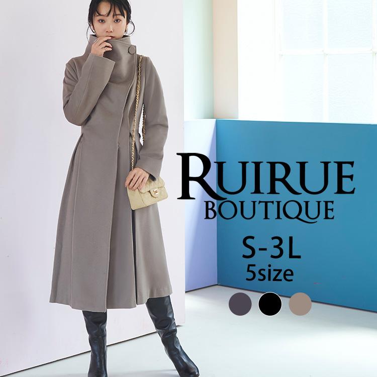 RUIRUE BOUTIQUE レディース ロングコート ウールコート ウール RUIRUE BOUTIQUE レディース ロングコート ウールコート ウール