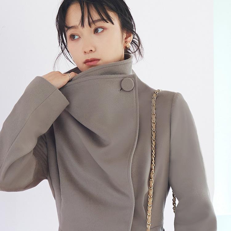RUIRUE BOUTIQUE レディース ロングコート ウールコート ウール RUIRUE BOUTIQUE レディース ロングコート ウールコート ウール