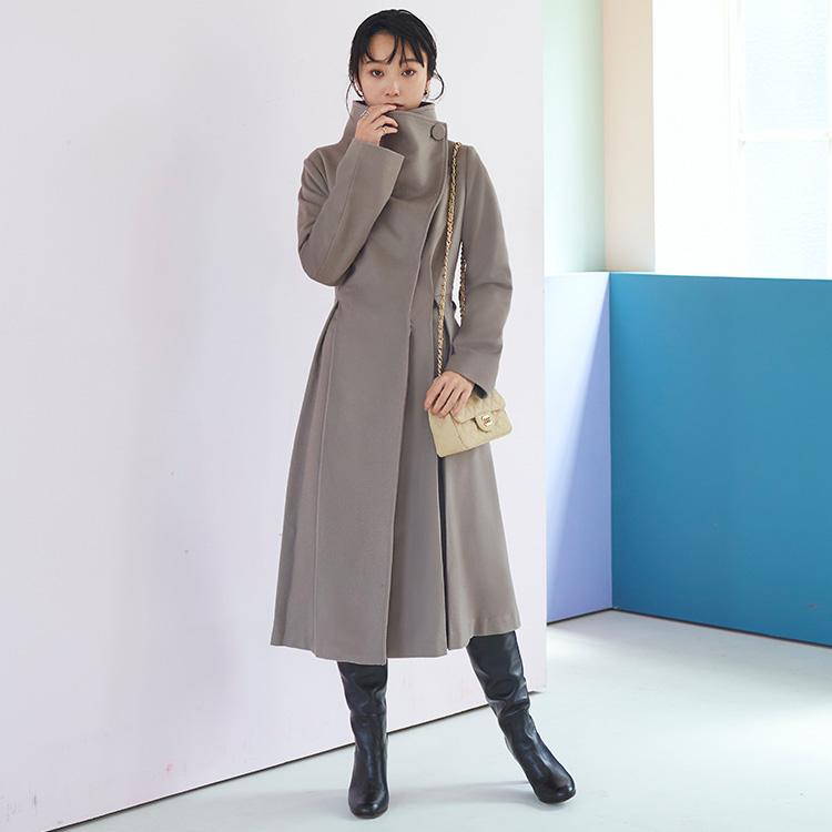 RUIRUE BOUTIQUE レディース ロングコート ウールコート ウール RUIRUE BOUTIQUE レディース ロングコート ウールコート ウール