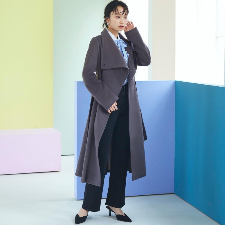 RUIRUE BOUTIQUE レディース ロングコート ウールコート ウール RUIRUE BOUTIQUE レディース ロングコート ウールコート ウール