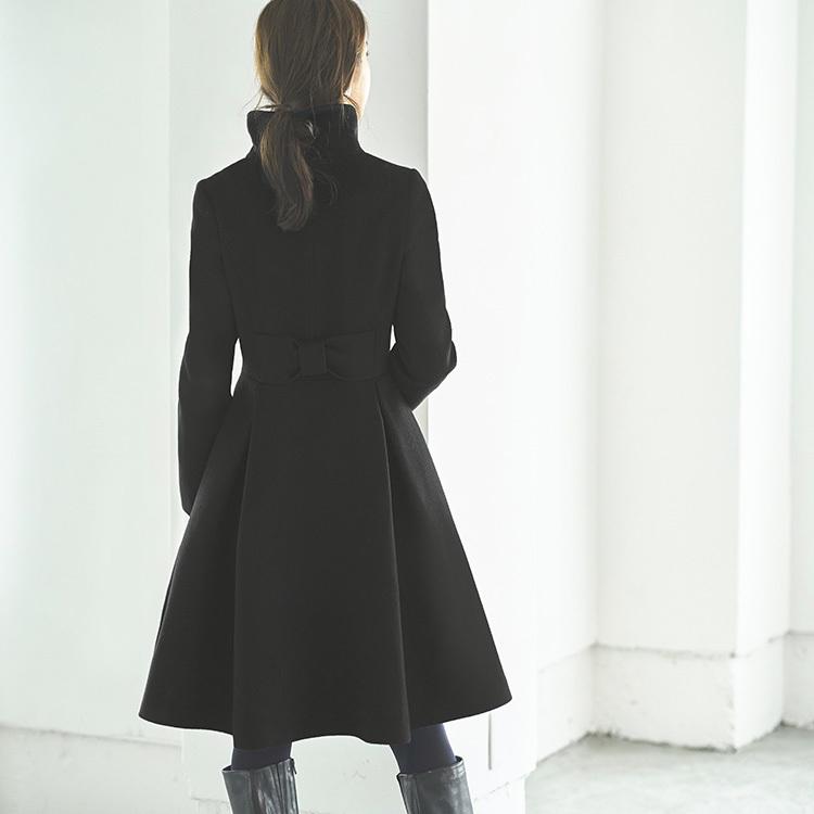 レディース ロングコート スタンドカラーコート 秋冬 アウター ウールコート ミセス きれいめ 50代 40代 30代 大きいサイズ 上品 防寒 おしゃれ 通勤 冬コーデ K4 Ruirue Boutiqueヤフー店 通販 Yahoo ショッピング