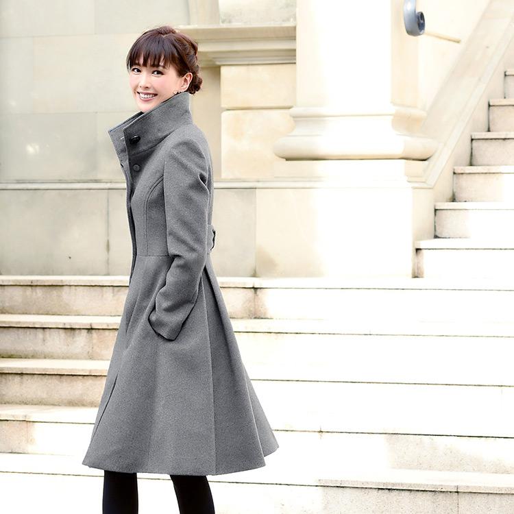 RUIRUE BOUTIQUE レディース ロングコート ウールコート ウール RUIRUE BOUTIQUE レディース ロングコート ウールコート ウール