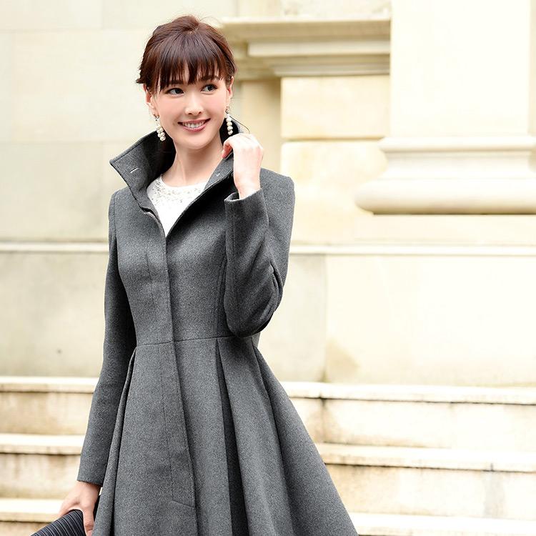 RUIRUE BOUTIQUE レディース ロングコート ウールコート ウール RUIRUE BOUTIQUE レディース ロングコート ウールコート ウール