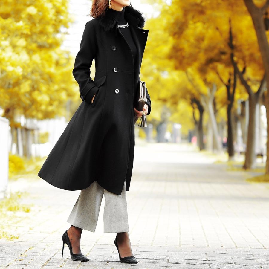 ロングコート レディース ウールコート 秋 冬 アウター ミセス きれいめ 50代 40代 30代 大きいサイズ 上品 防寒 おしゃれ 通勤 体型カバー 秋コーデ きれいめ