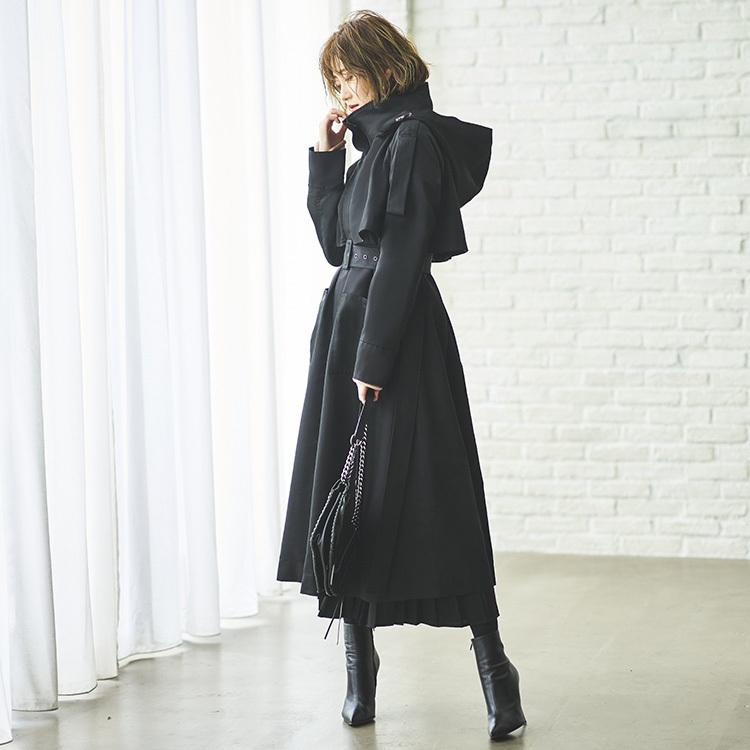 RUIRUE BOUTIQUE レディース トレンチコート スプリングコート RUIRUE BOUTIQUE レディース トレンチコート スプリングコート