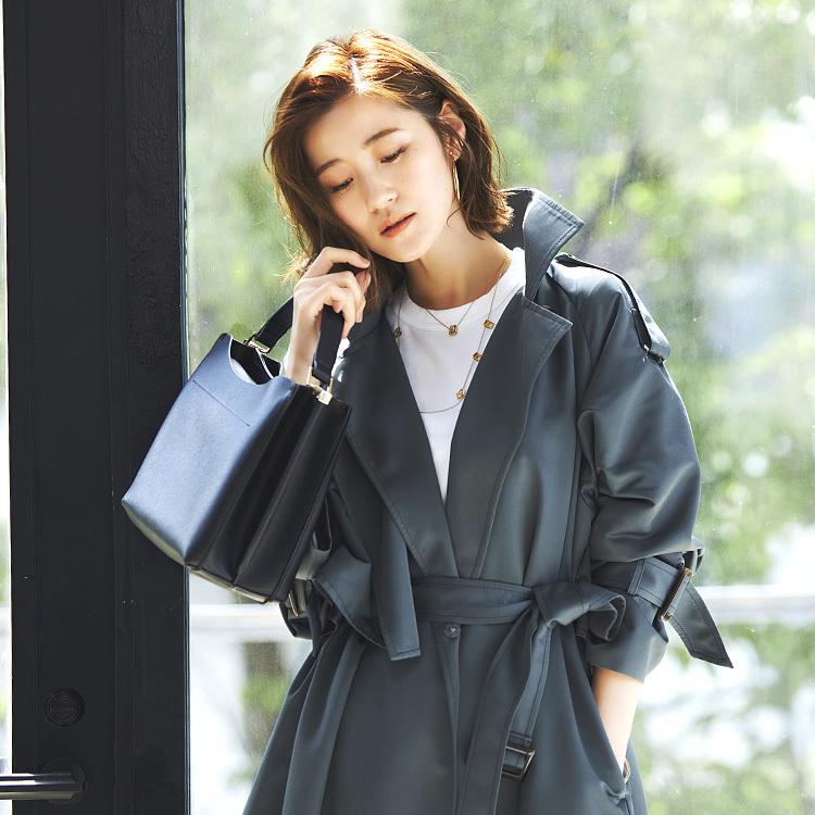RUIRUE BOUTIQUE トレンチコート レディース スプリングロング RUIRUE BOUTIQUE トレンチコート レディース スプリングロング