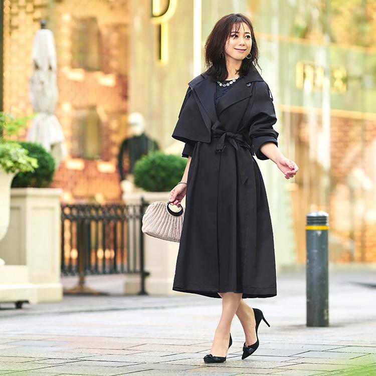 春コーデ レディース トレンチコート スプリングコート ロングコート ミセス きれいめ 50代 40代 30代 大きいサイズ 上品 おしゃれ 通勤 撥水加工 母の日 21 K805 Ruirue Boutique 通販 Yahoo ショッピング