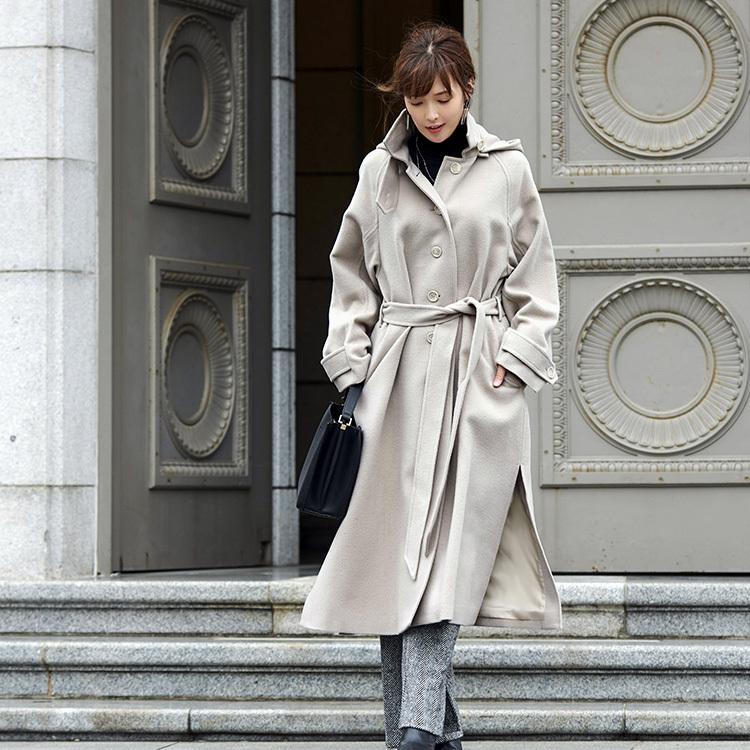 RUIRUE BOUTIQUE レディース ロングコート ウールコート ウール RUIRUE BOUTIQUE レディース ロングコート ウールコート ウール