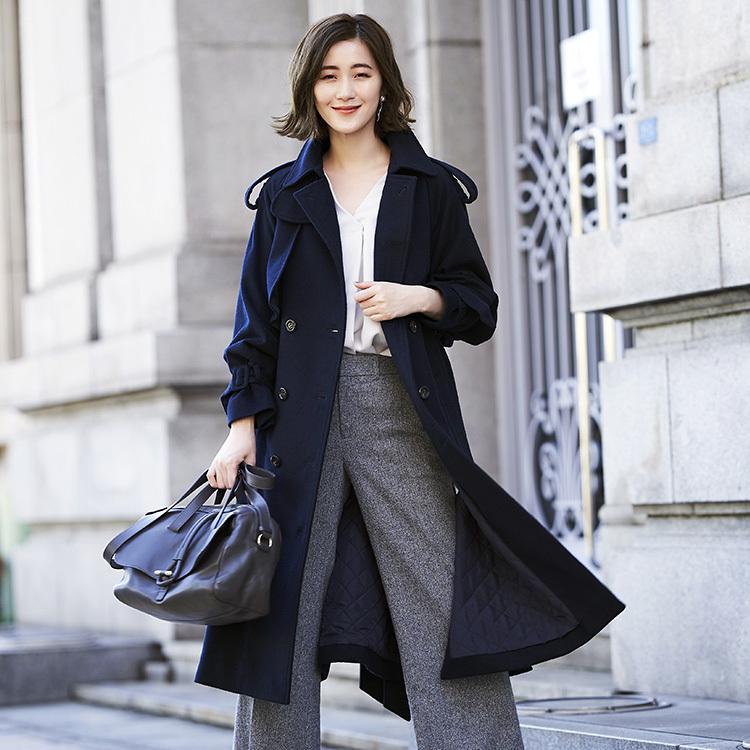 RUIRUE BOUTIQUE レディース ロングコート ウールコート ウール RUIRUE BOUTIQUE レディース ロングコート ウールコート ウール