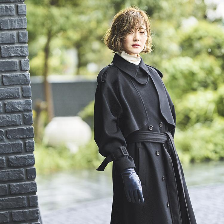 RUIRUE BOUTIQUE レディース ロングコート ウールコート ウール RUIRUE BOUTIQUE レディース ロングコート ウールコート ウール