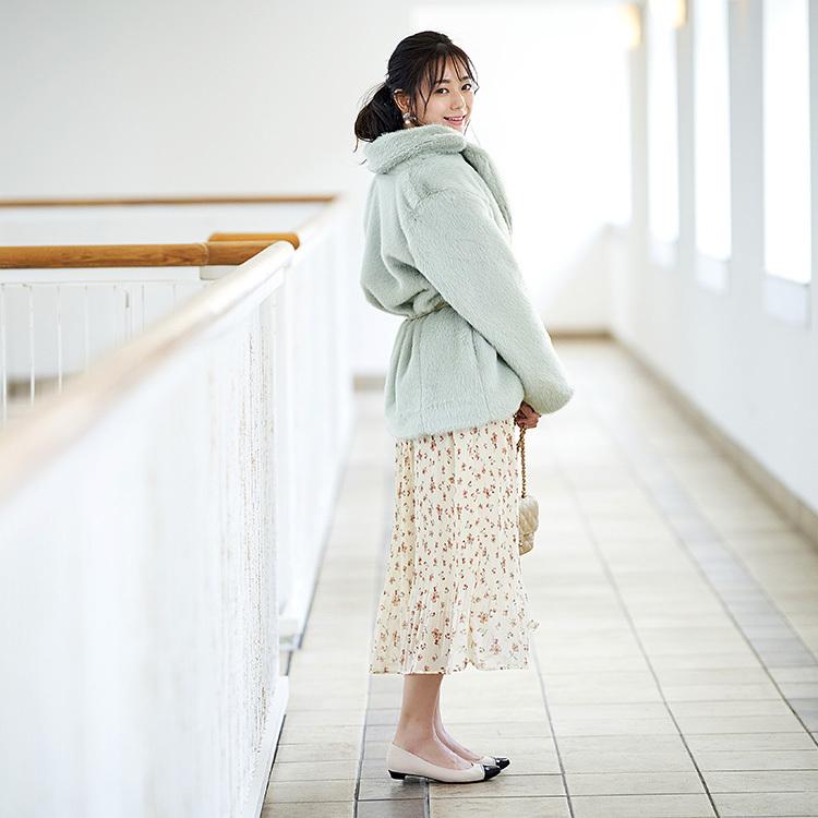 チェスターコート レディース ロングコート アウター ボアコート