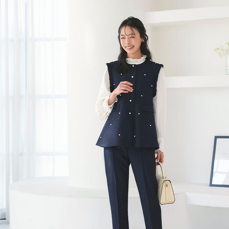 RUIRUE BOUTIQUE（ルイルエブティック） レディース ママスーツ パンツ