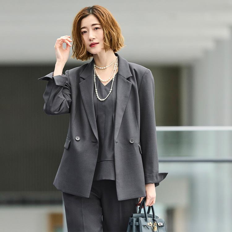 RUIRUE BOUTIQUE・パンツスーツ RUIRUE BOUTIQUE（ルイルエブティック） レディース 洗えるスーツ
