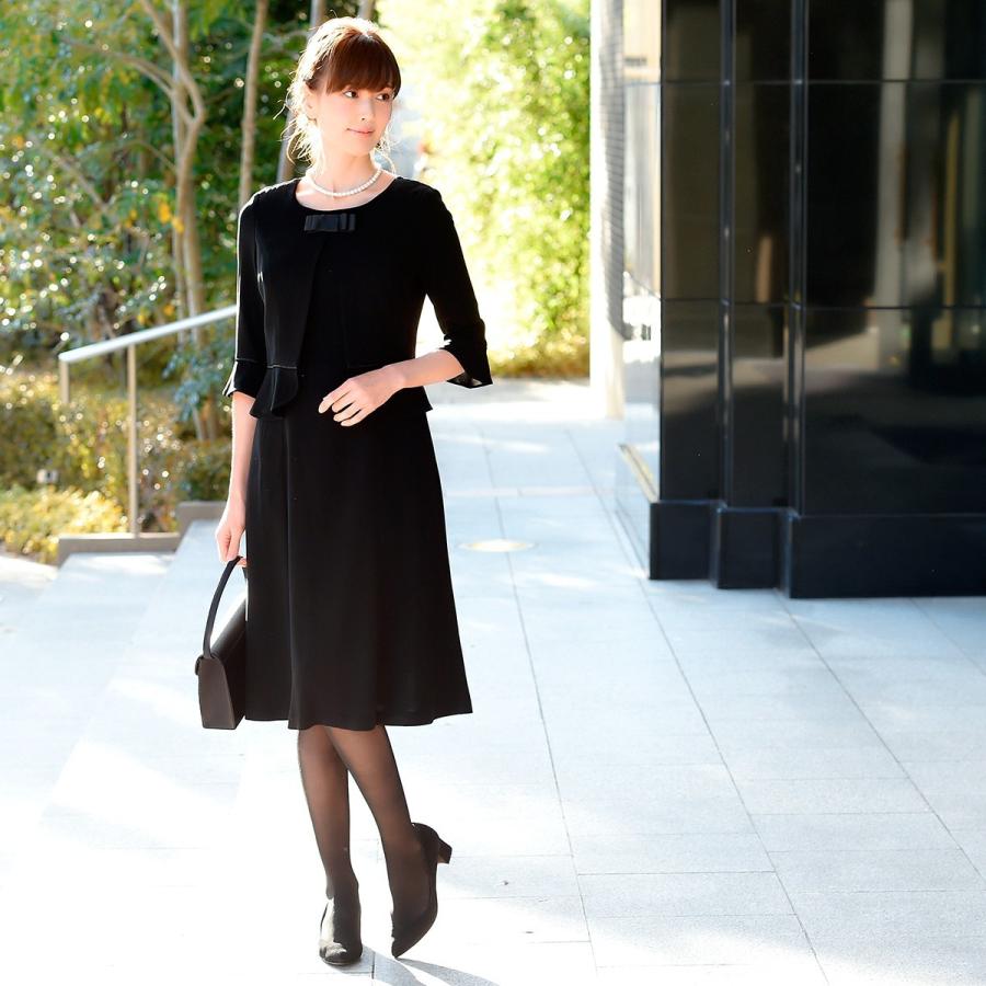 レディース ブラックフォーマル 喪服 上品 礼服 冠婚葬祭 ジャケット ワンピース セット 50代 40代 30代 ミセス 女性 服装 ママスーツ 卒業 卒園式 おしゃれ Su511 Ruirue Boutique 通販 Yahoo ショッピング