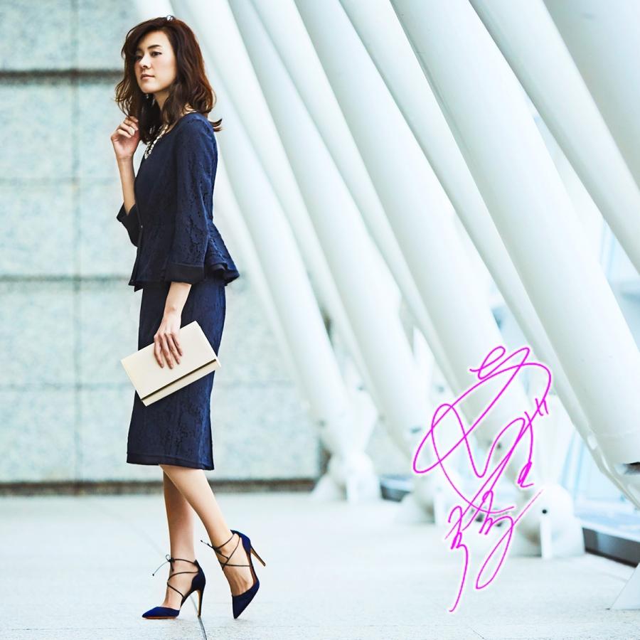 RUIRUE BOUTIQUE  セレモニースーツ 卒業式　七五三　ネイビー　紺 RUIRUE BOUTIQUE ママスーツ レディース セレモニー フォーマル 母親