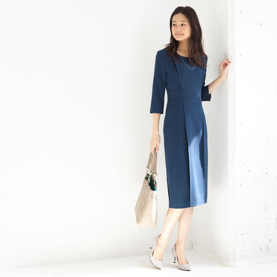 ワンピース レディース 洗える ストレッチ 通勤 Ol オフィスカジュアル 50代 40代 30代 春夏秋 ミセス 女性 服装 上品 ビジネス キャリア フォーマル ママスーツ Su710 Ruirue Boutique 通販 Yahoo ショッピング