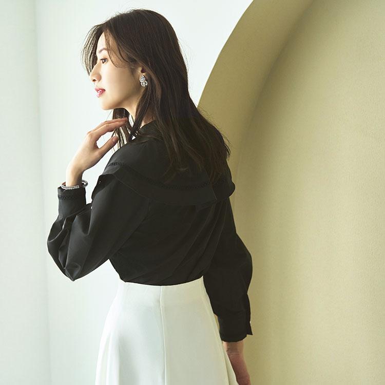 RUIRUE BOUTIQUE レディース 長袖ブラウス トップス シャツ RUIRUE BOUTIQUE レディース 長袖ブラウス トップス シャツ