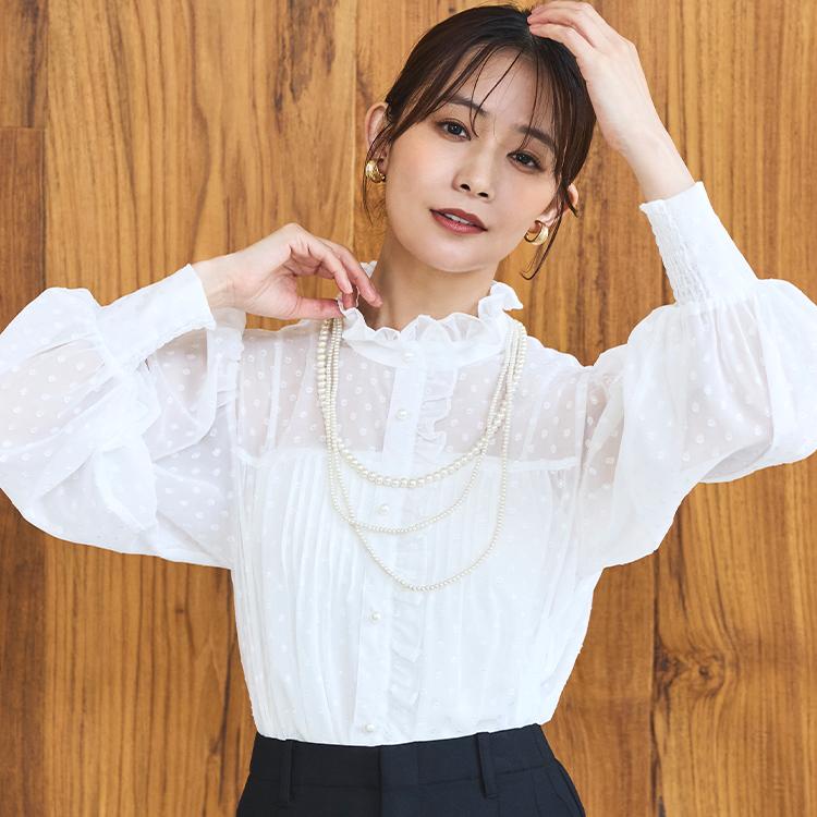 RUIRUE BOUTIQUE（ルイルエブティック） レディース ブラウス 長袖 