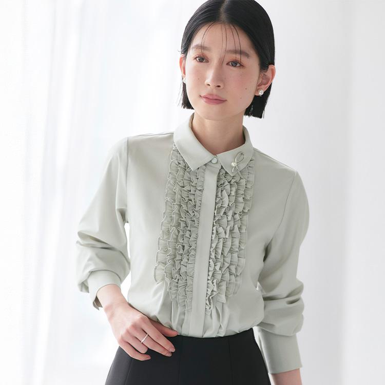 toujours 長袖ブラウス RUIRUE BOUTIQUE（ルイルエブティック） レディース ブラウス 長袖