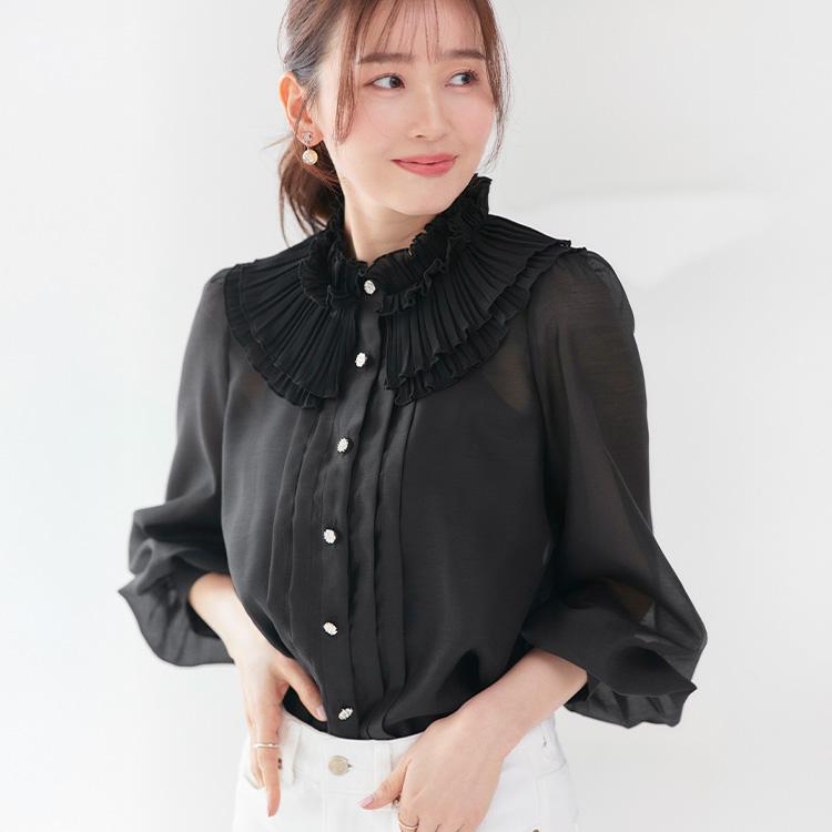 RUIRUE BOUTIQUE（ルイルエブティック） レディース シアーブラウス