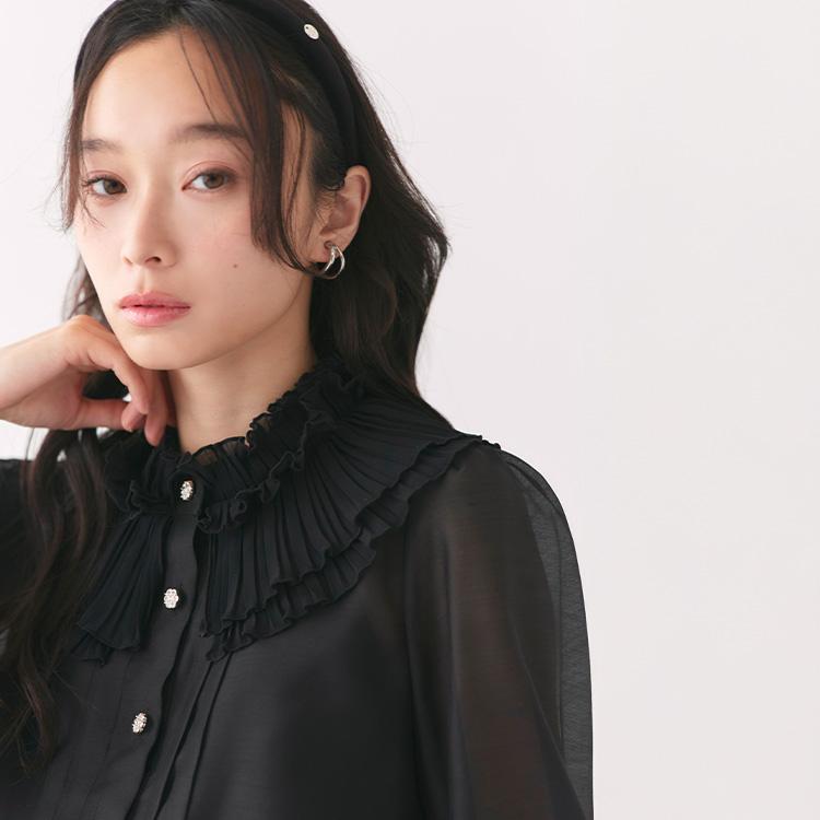 RUIRUE BOUTIQUE（ルイルエブティック） レディース シアーブラウス