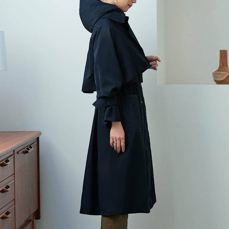RUIRUE BOUTIQUE レディース ロングトレンチコート ジレ RUIRUE BOUTIQUE レディース ロングトレンチコート ジレ