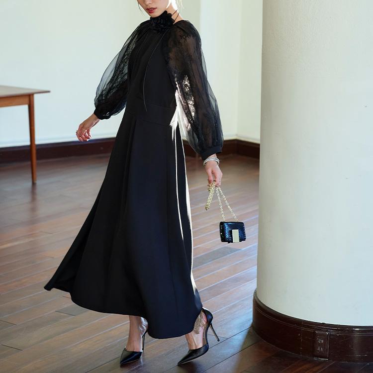 RUIRUE BOUTIQUE パーティードレス 結婚式 ロングワンピース