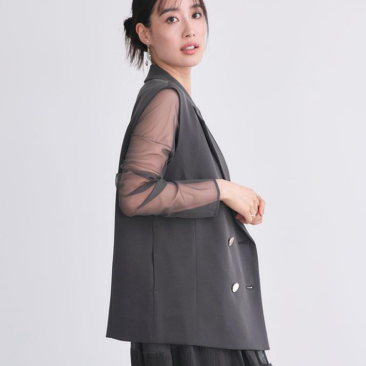 レディース パーティードレス 2点セット 結婚式 ロングワンピース ジレ 大きいサイズ お呼ばれ オケージョン 二次会 披露宴 フォーマル 長袖 上品 ストレッチ | RUIRUE BOUTIQUE | 20
