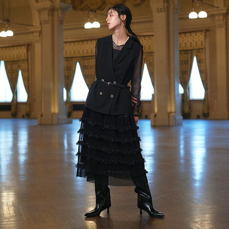 RUIRUE BOUTIQUEパーティドレスLL RUIRUE BOUTIQUE レディース パーティードレス 2点セット 結婚式