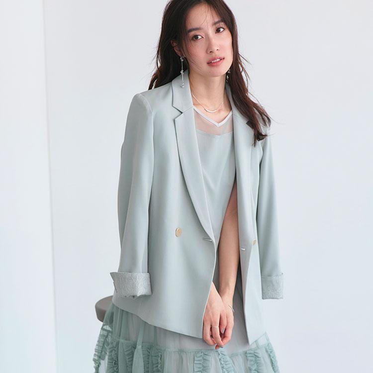 レディース パーティードレス 2点セット 結婚式 ロングワンピース ジャケット 大きいサイズ お呼ばれ オケージョン 二次会 披露宴 フォーマル 上品 ストレッチ | RUIRUE BOUTIQUE | 23