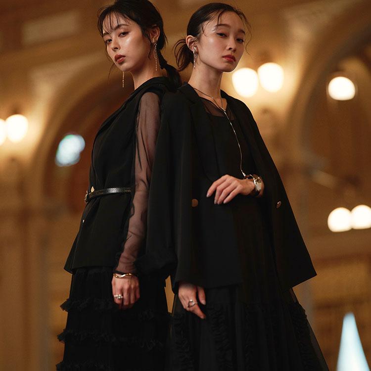 レディース パーティードレス 2点セット 結婚式 ロングワンピース ジャケット 大きいサイズ お呼ばれ オケージョン 二次会 披露宴 フォーマル 上品 ストレッチ | RUIRUE BOUTIQUE | 06