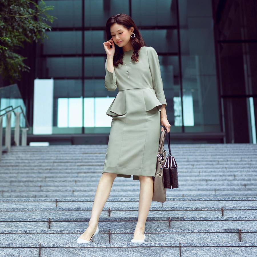 ワンピース レディース きれいめ 上品 オフィスカジュアル おしゃれ 50代 40代 30代 かわいい 半袖 通勤 大きいサイズ 結婚式 七五三 披露宴 パーティードレス U6 Ruirue Boutique 通販 Yahoo ショッピング