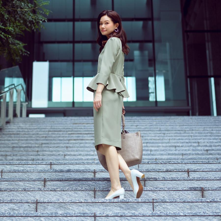 ワンピース レディース きれいめ 上品 オフィスカジュアル おしゃれ 50代 40代 30代 かわいい 半袖 通勤 大きいサイズ 結婚式 七五三 披露宴 パーティードレス U6 Ruirue Boutique 通販 Yahoo ショッピング