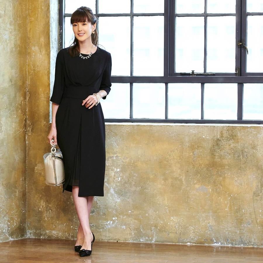 ワンピース レディース きれいめ オフィスカジュアル おしゃれ 30代 40代 50代 ミセス 大きいサイズ 服装 パーティードレス 結婚式 フォーマル 七五三 お呼ばれ U712 Ruirue Boutique 通販 Yahoo ショッピング