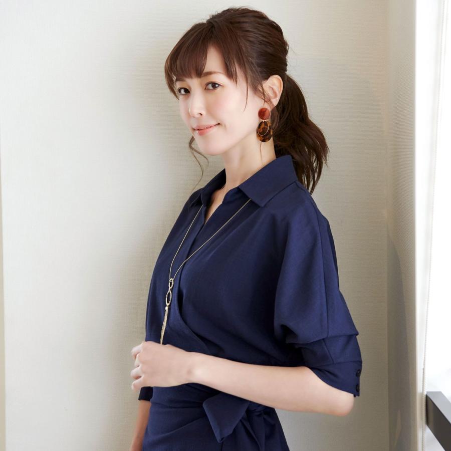 シャツワンピース 夏 レディース オフィスカジュアル 洗える 50代 40代 30代 ミセス 大きいサイズ ロング マキシワンピ 女性 通勤 服装 春 秋 きれいめ おしゃれ U755 Ruirue Boutique 通販 Yahoo ショッピング
