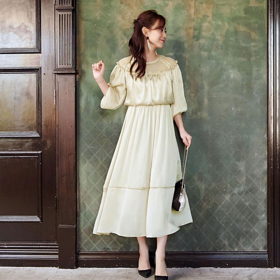 パーティードレス ワンピース パーティドレス 結婚式 ドレス フォーマル 二次会 パーティー 30代 40代 50代 フォーマル ミセス レディース 袖付き お呼ばれ U767 Ruirue Boutique 通販 Yahoo ショッピング