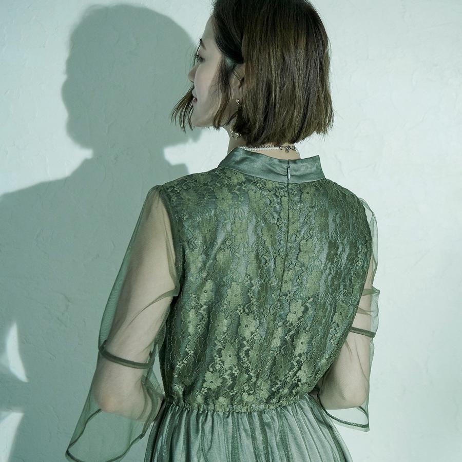 パーティードレス ワンピース 結婚式 ドレス レディース フォーマル 大きいサイズ お呼ばれ 30代 40代 50代 ミセス 上品 服装 女性 袖あり 披露宴 二次会 成人式 U819 Ruirue Boutique 通販 Yahoo ショッピング