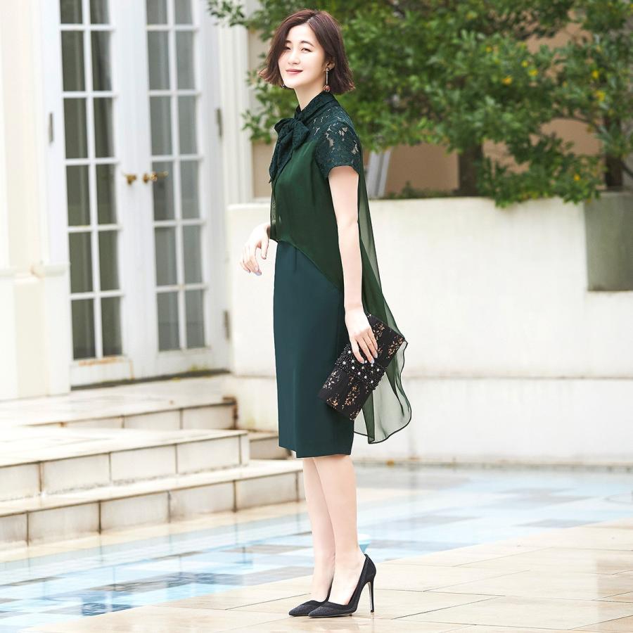 パーティードレス ワンピース 結婚式 ドレス レディース フォーマル 大きいサイズ お呼ばれ 30代 40代 50代 ミセス 上品 服装 女性 袖あり 披露宴 二次会 成人式 U872 Ruirue Boutique 通販 Yahoo ショッピング