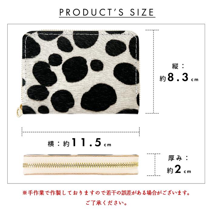 BLACK mean トライバル柄　レザーサークルウォレット　白　新品タグ付き BLACK mean トライバル柄 レザーサークルウォレット 白 新品タグ付き